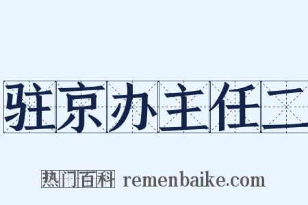 驻京办主任二是什么意思的图片